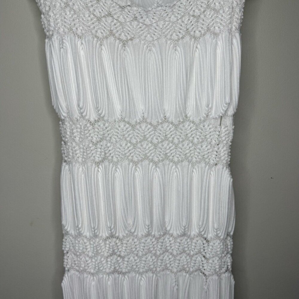 Show Me Your Mumu Harlow White Lace Maxi Dress Bridal Travel Sexy Long Lined - Picture 4 of 11